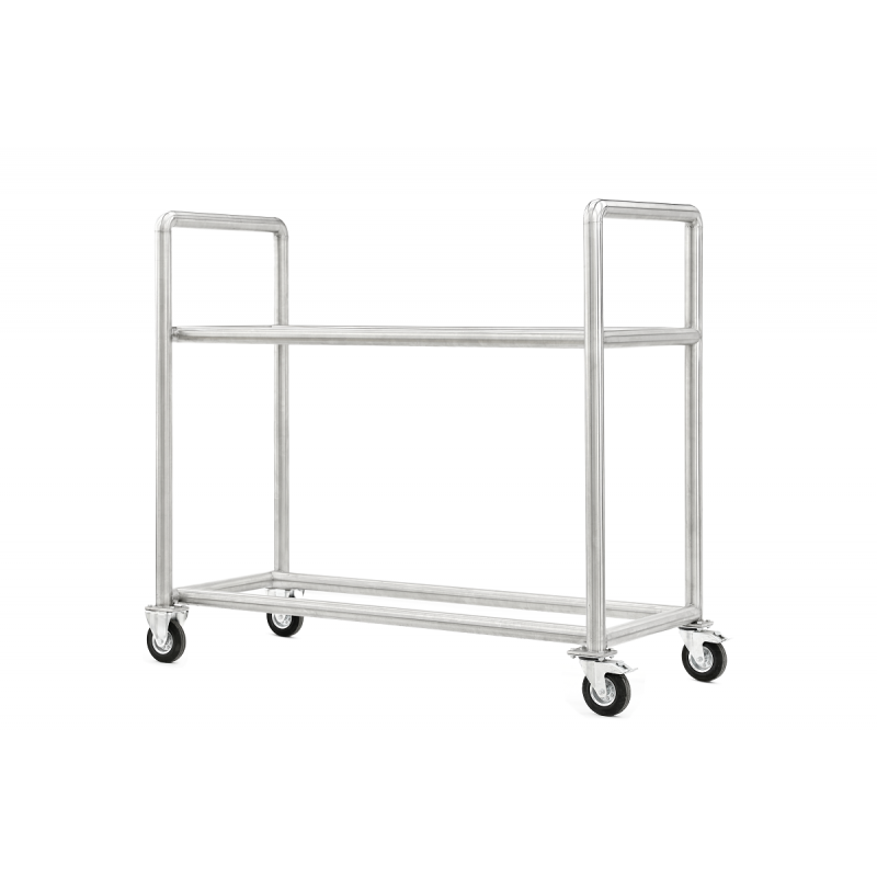 Large tire transport trolley