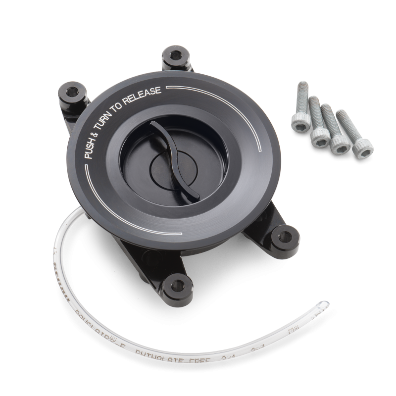 Fuel tank quick lock