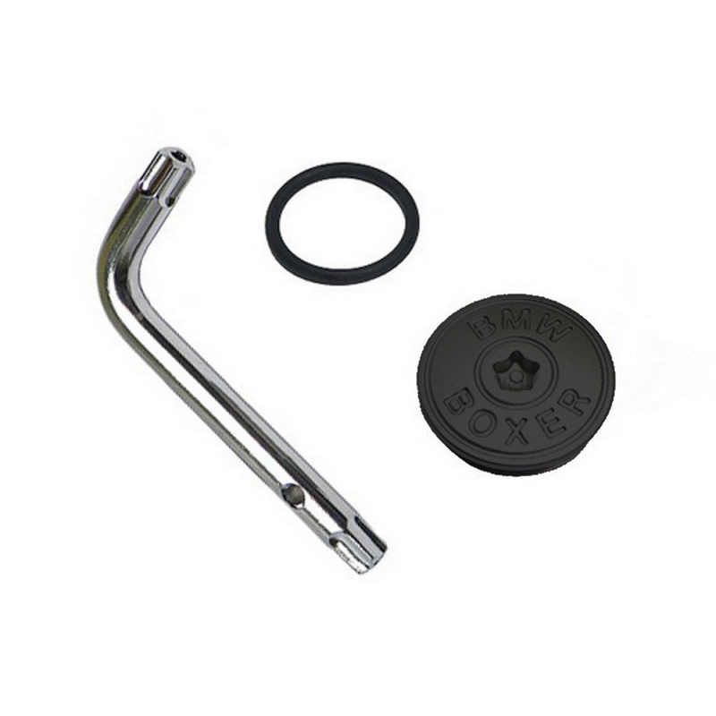 BMW safety screw for oil filler cap