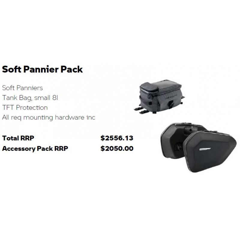 BMW F900R Soft Pannier Pack