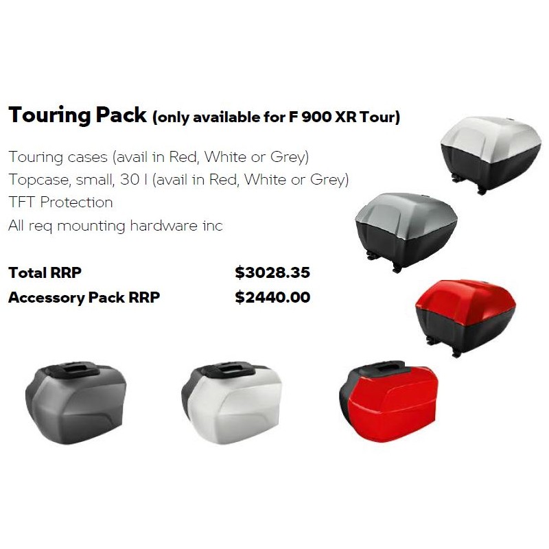BMW F900XR (Tour) Touring Pack