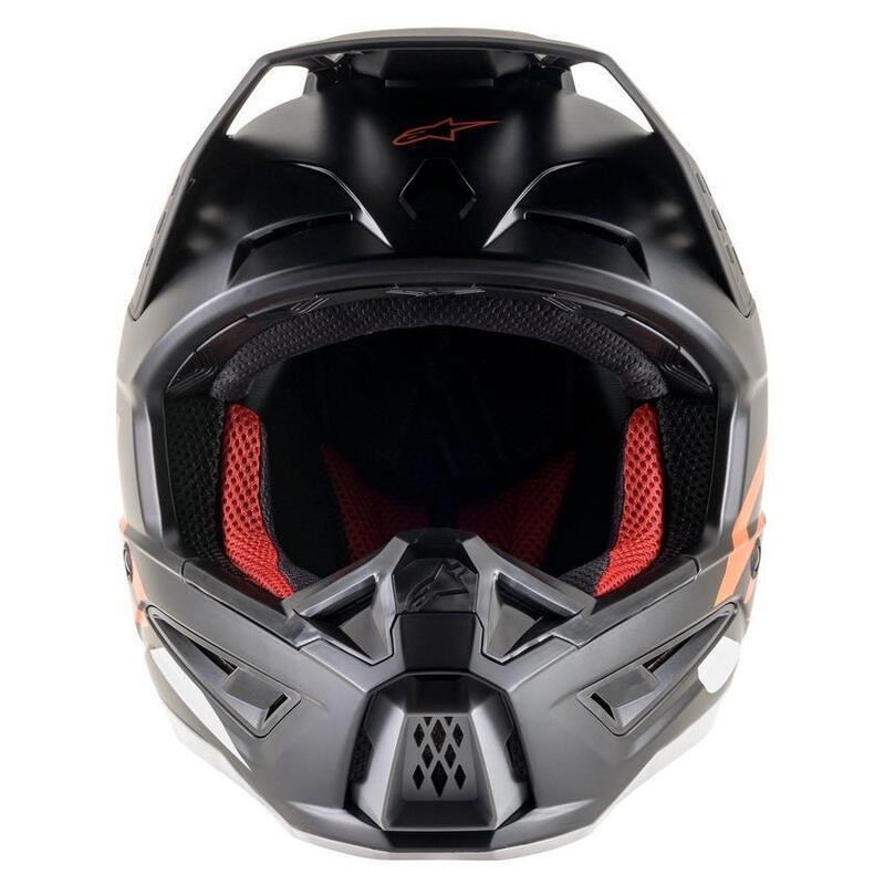 Alpinestars SM5 Compass ECE MX Helmet - Matt Black/Fluro Orange