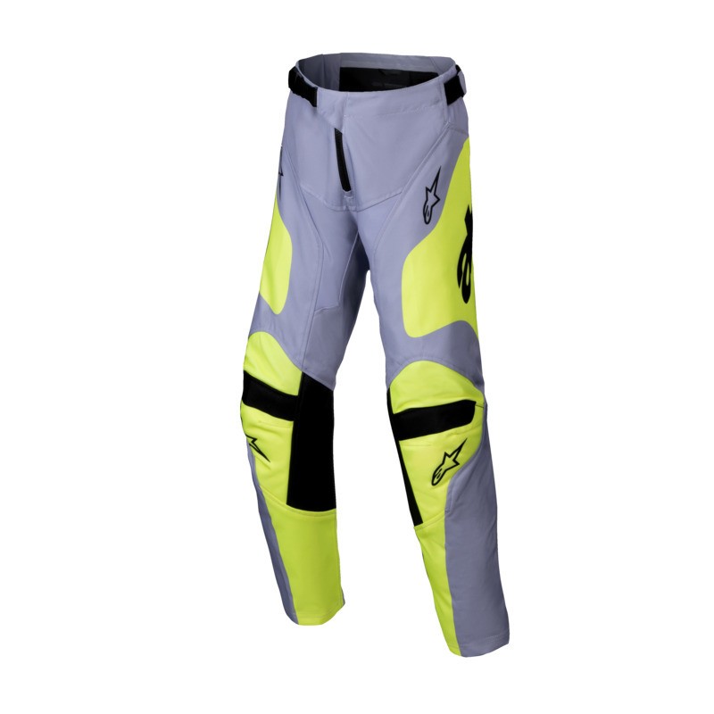 Alpinestars 2025 Youth Racer Veil Pants - Grey/Fluro Yellow