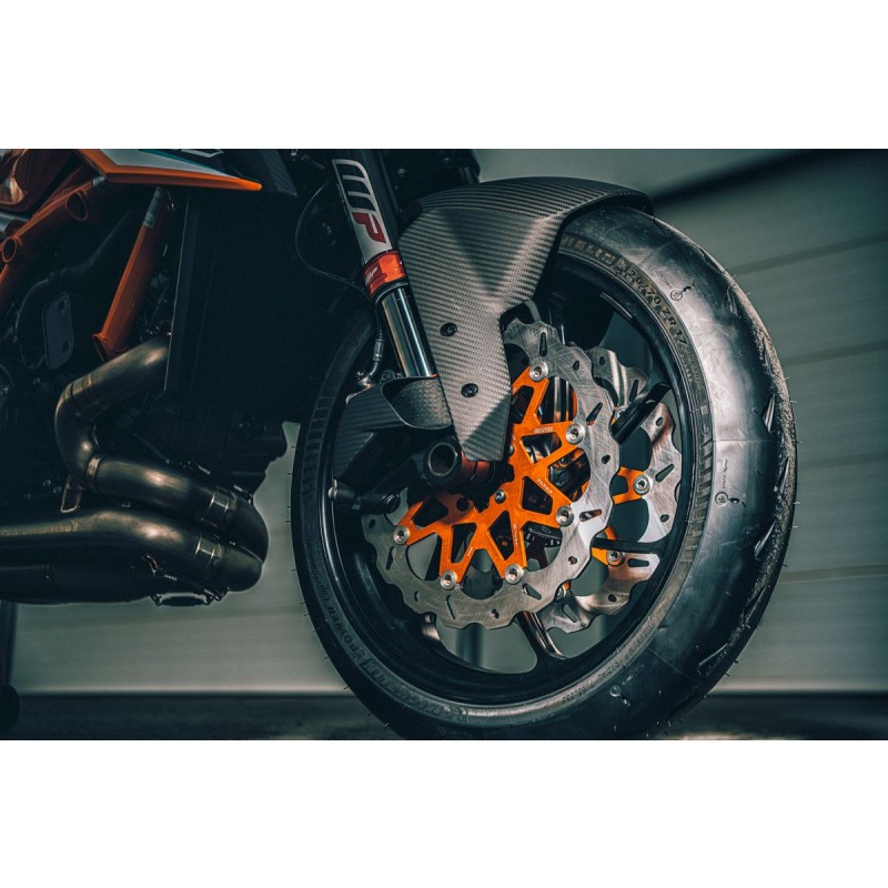 Wave brake disc set