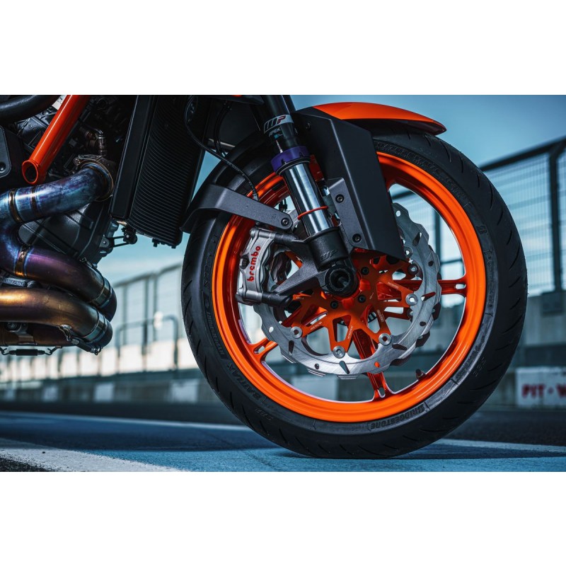 Wave brake disc set