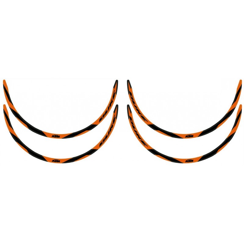 Wheel trim ring sticker kit