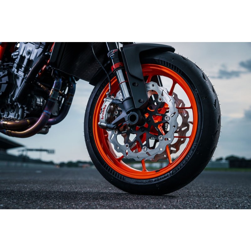 Wave brake disc set